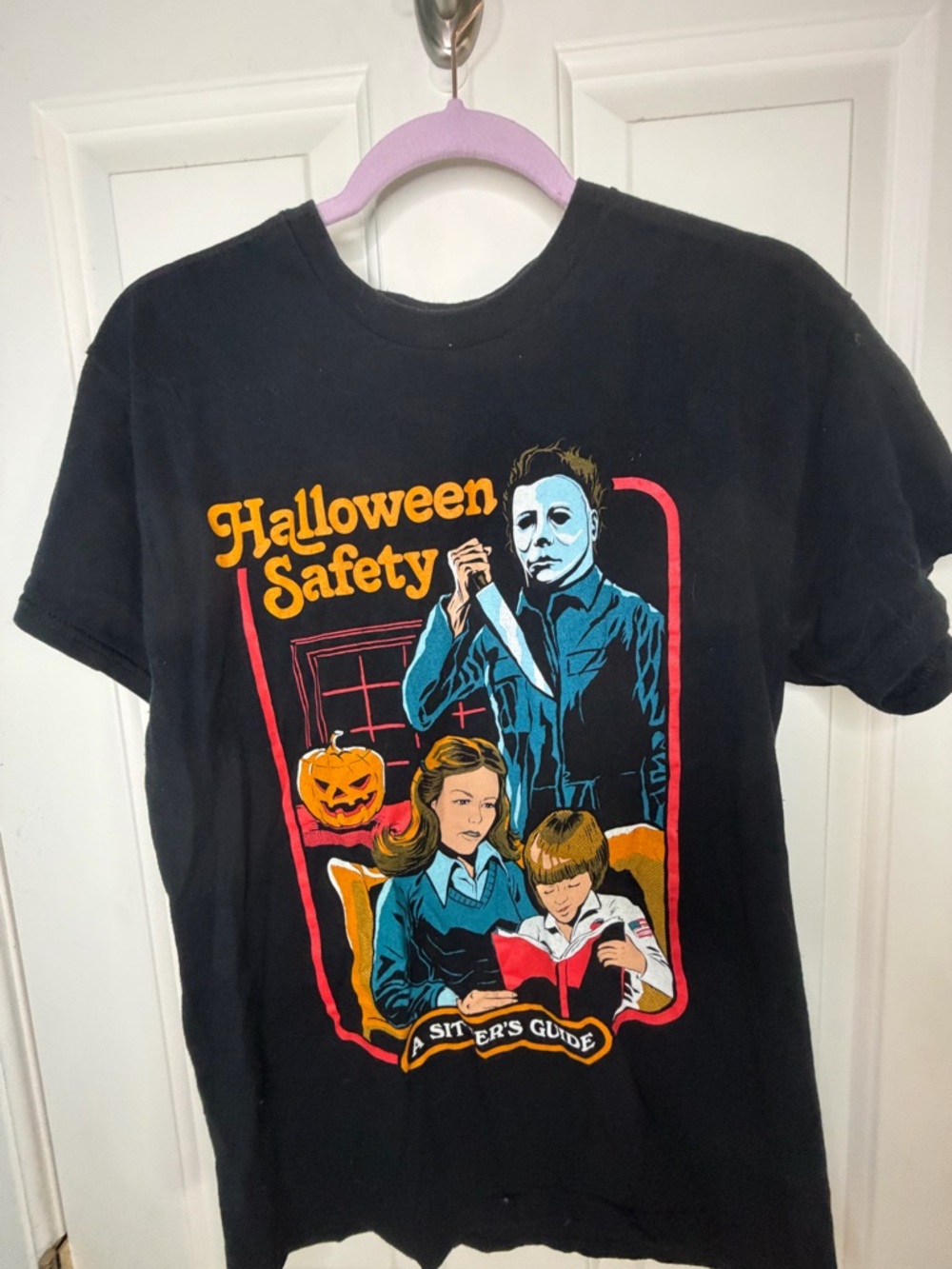 Halloween Safety Costume Tee in Black